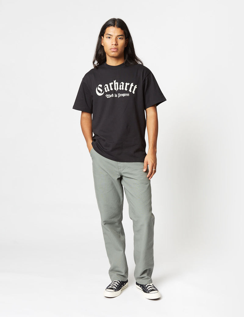 Carhartt-WIP Onyx T-Shirt (Organic Cotton) - Black/Wax