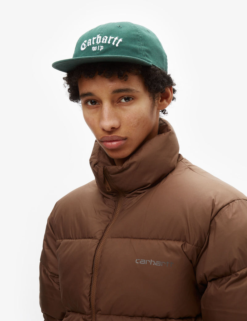 Carhartt-WIP Onyx 6-Panel Cap - Chervil Green/White