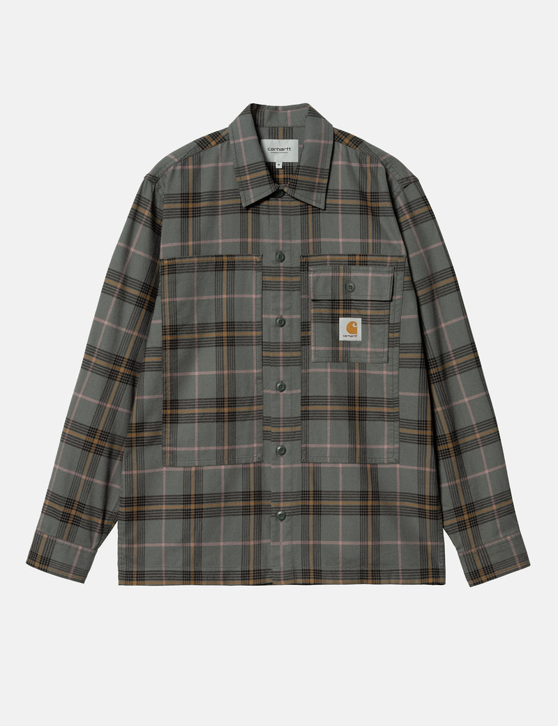 Carhartt-WIP Hadley Check Shirt - Jura Green