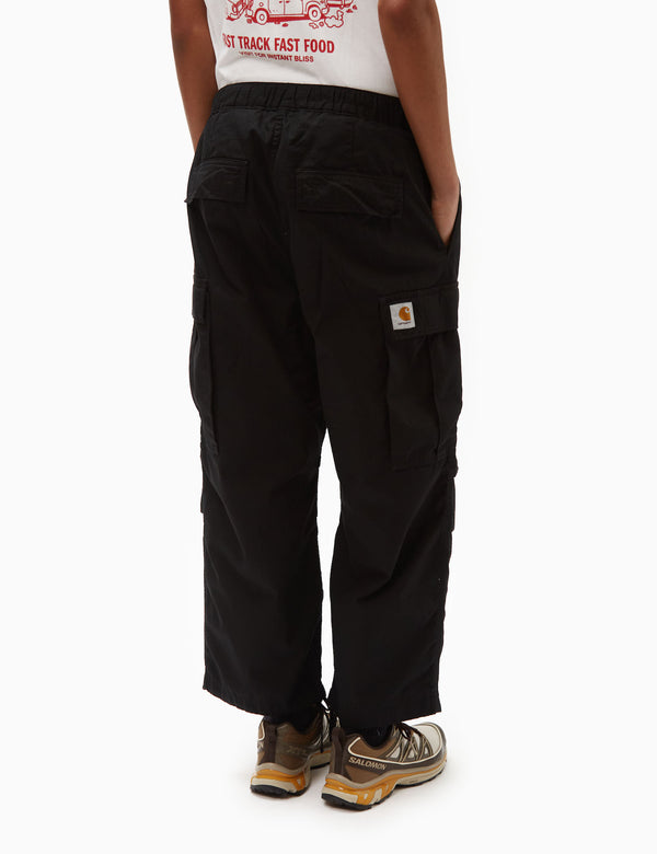 Carhartt-WIP Jet Cargo Pant - Black Rinsed