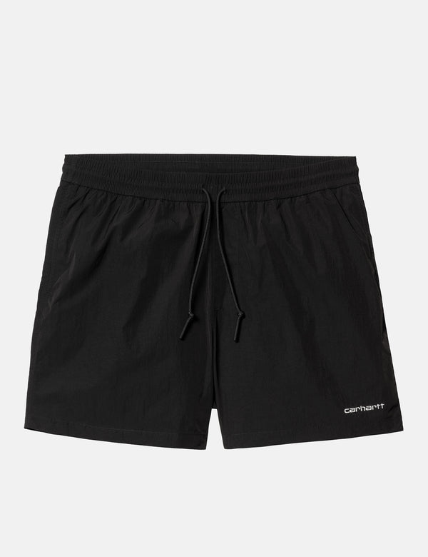 Carhartt-WIP Tobes Swim Trunks - Black/White