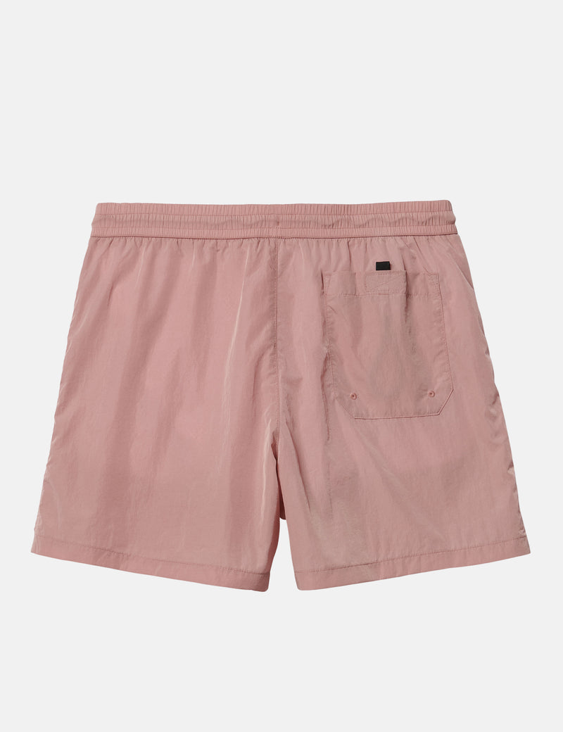 Carhartt-WIP Tobes Swim Trunks - Glassy Pink/White