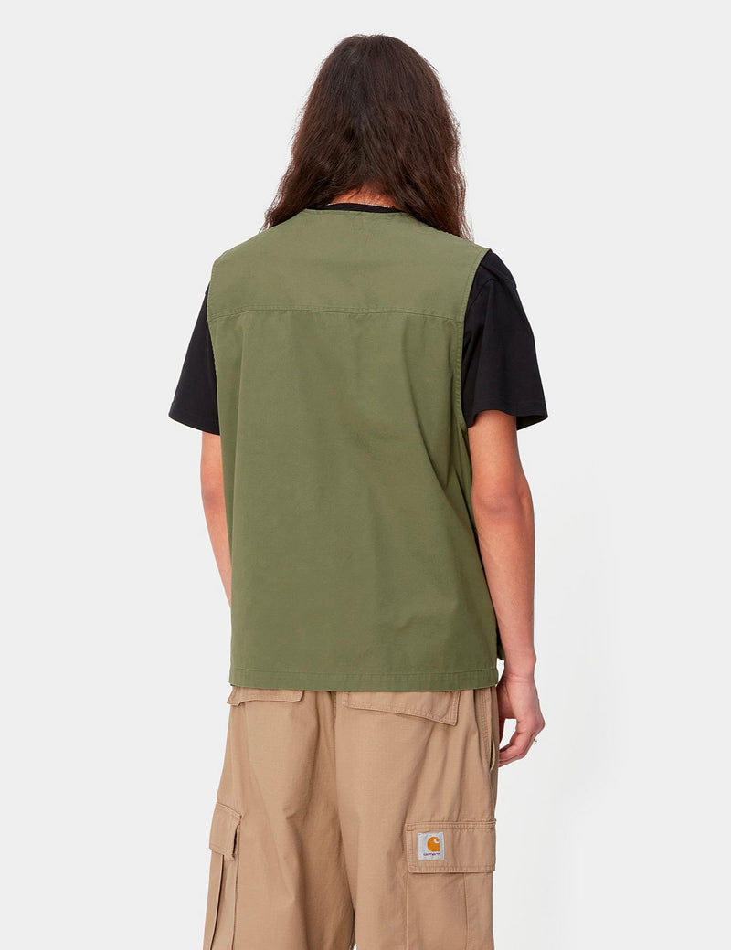 Carhartt-WIP Unity Vest - Dundee Green Heavy Enzyme Wash