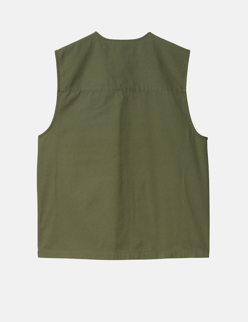 Carhartt-WIP Unity Vest - Dundee Green Heavy Enzyme Wash