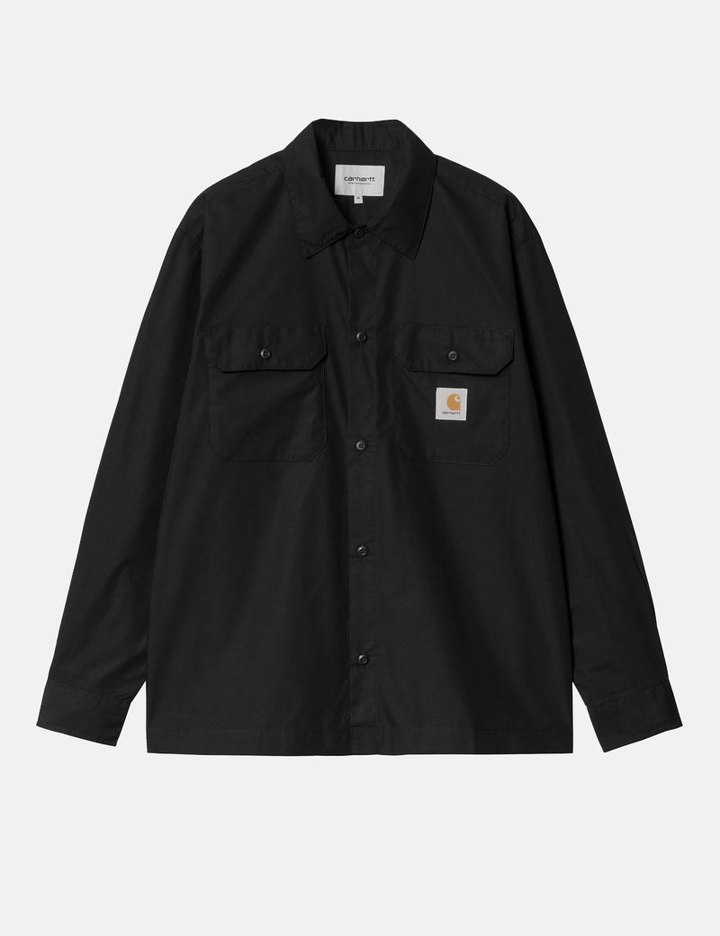 carhartt dress shirt Carhartt-WIP Craft Shirt - Black