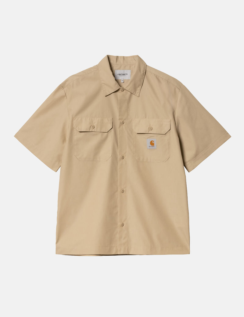 Carhartt-WIP Craft Short Sleeve Shirt - Sable Khaki