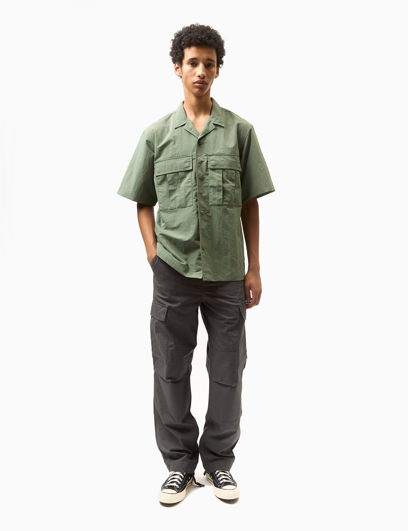 Carhartt-WIP Evers Short Sleeve Shirt - Park Green