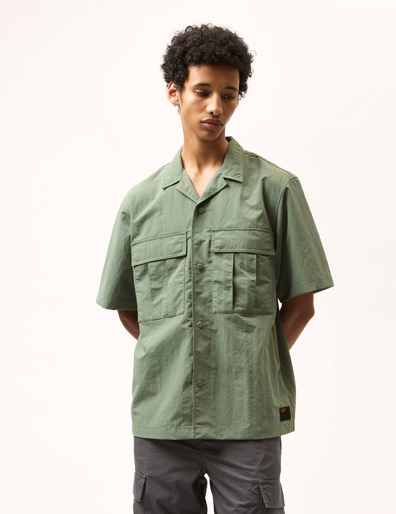 Carhartt-WIP Evers Short Sleeve Shirt - Park Green