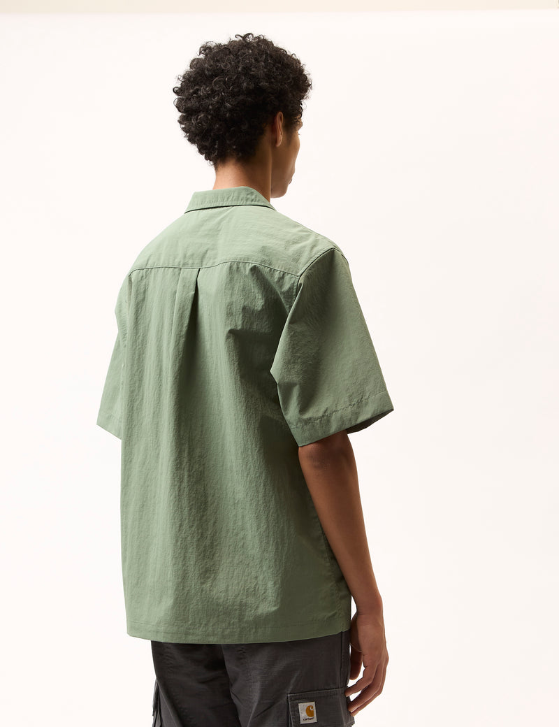 Carhartt-WIP Evers Short Sleeve Shirt - Park Green