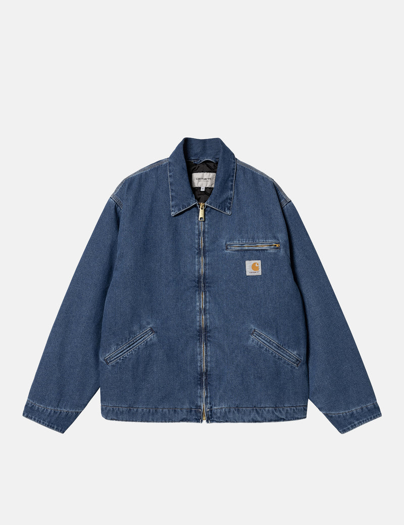 Carhartt WIP OG Detroit Jacket (Norco Denim) - Blue Stone washed