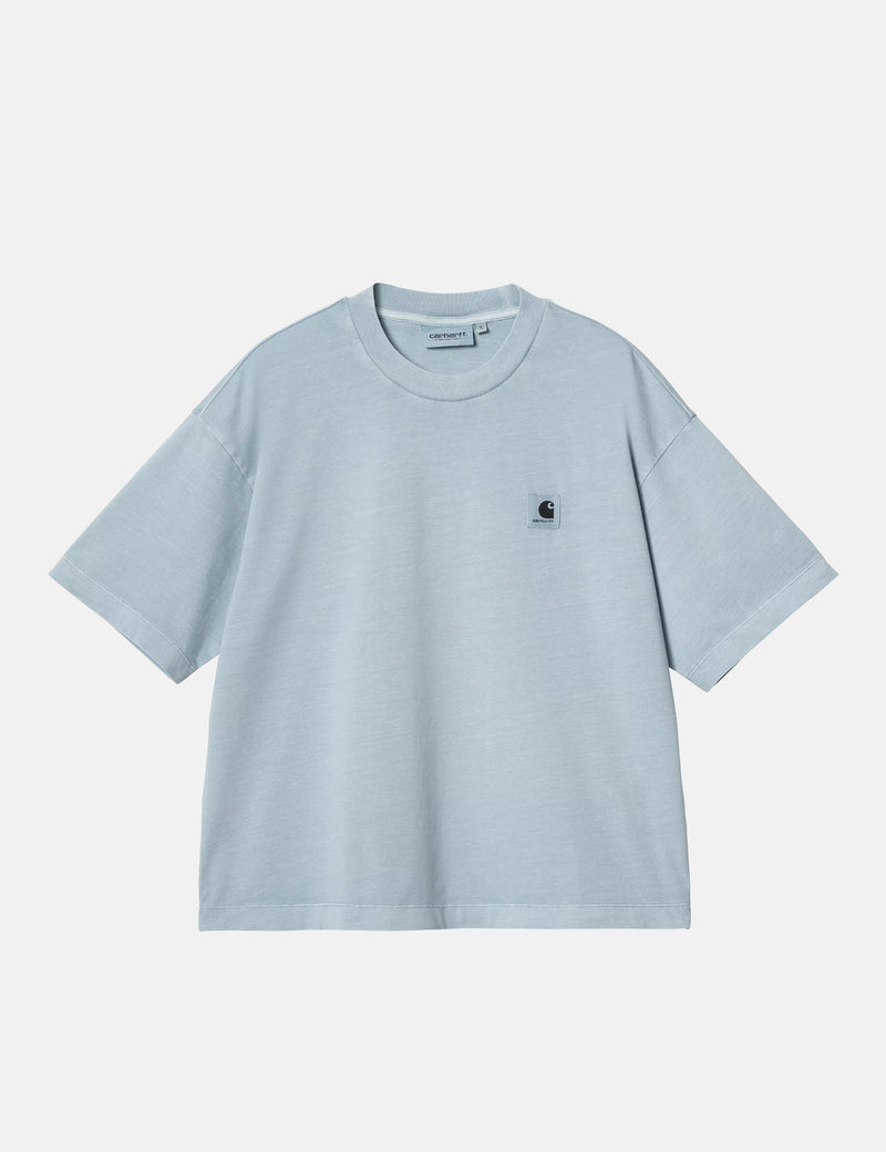 Carhartt WIP Women's Nelson T-Shirt (Loose) - Dusty Ice Blue