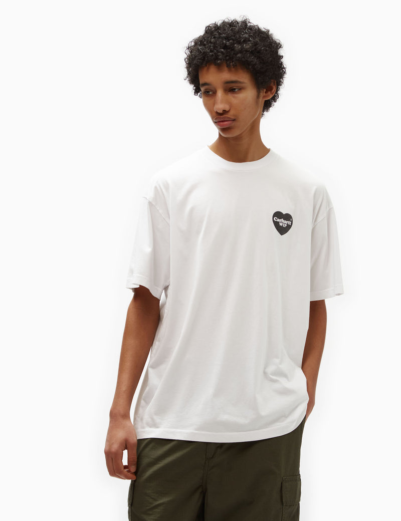 Carhartt-WIP Heart Bandana T-Shirt (Loose) - White