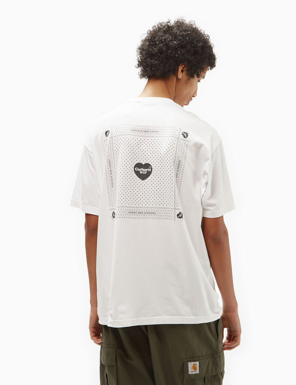 Carhartt-WIP Heart Bandana T-Shirt (Loose) - White