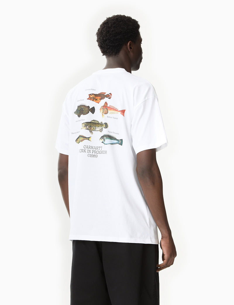 Carhartt-WIP Fish T-Shirt (Loose) - White