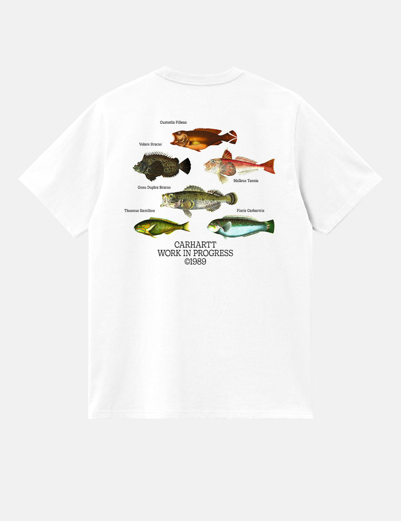 Carhartt-WIP Fish T-Shirt (Loose) - White