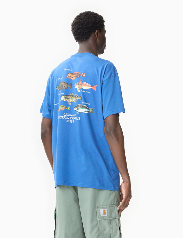 Carhartt-WIP Fish T-Shirt (Loose) - Acapulco Blue