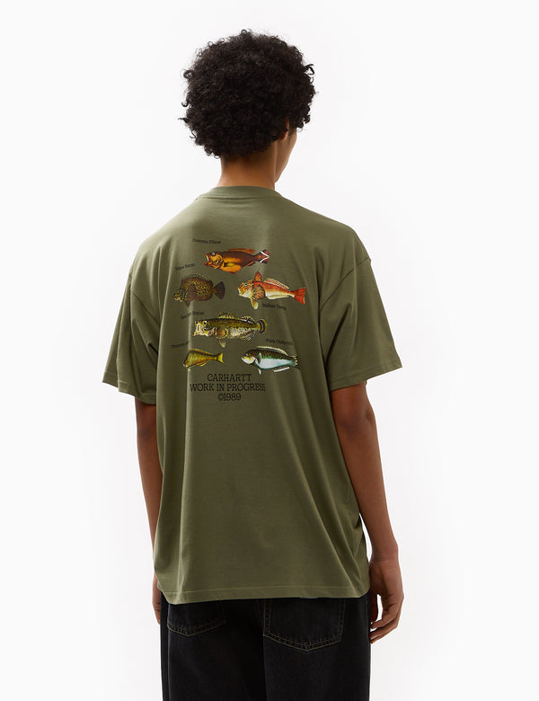 Carhartt-WIP Fish T-Shirt (Loose) - Dollar Green