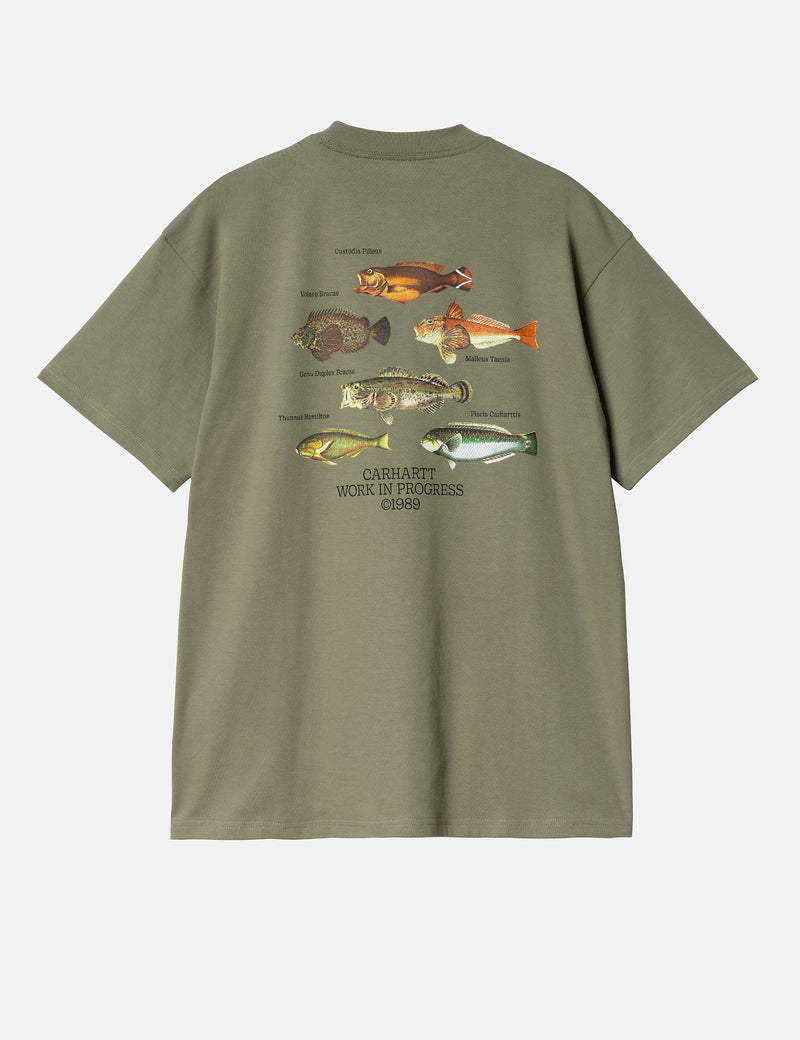 Carhartt-WIP Fish T-Shirt (Loose) - Dollar Green