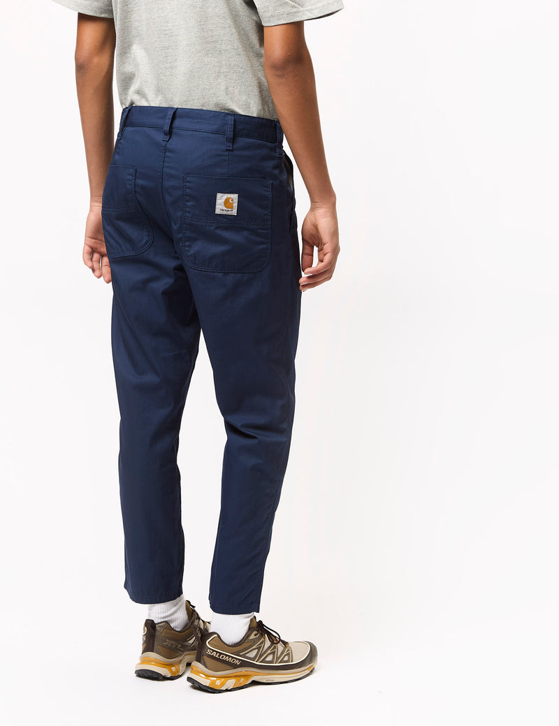 Carhartt-WIP Abbott Pant - Blue Rinsed