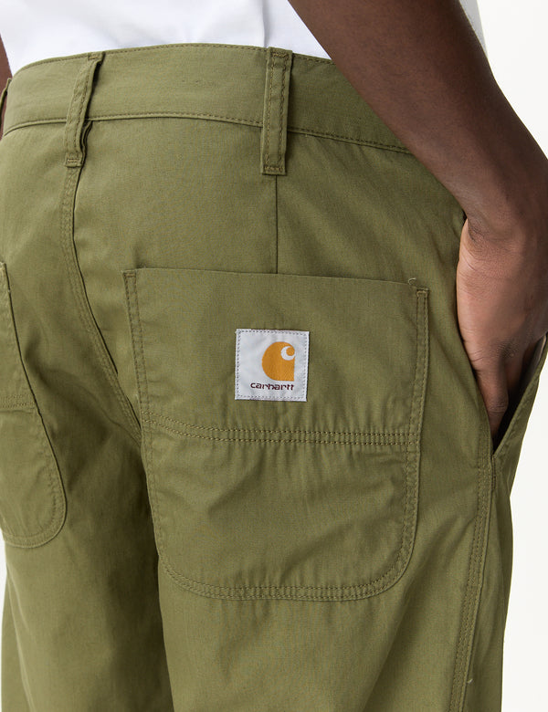 Carhartt-WIP Abbott Pant - Dundee Green Rinsed