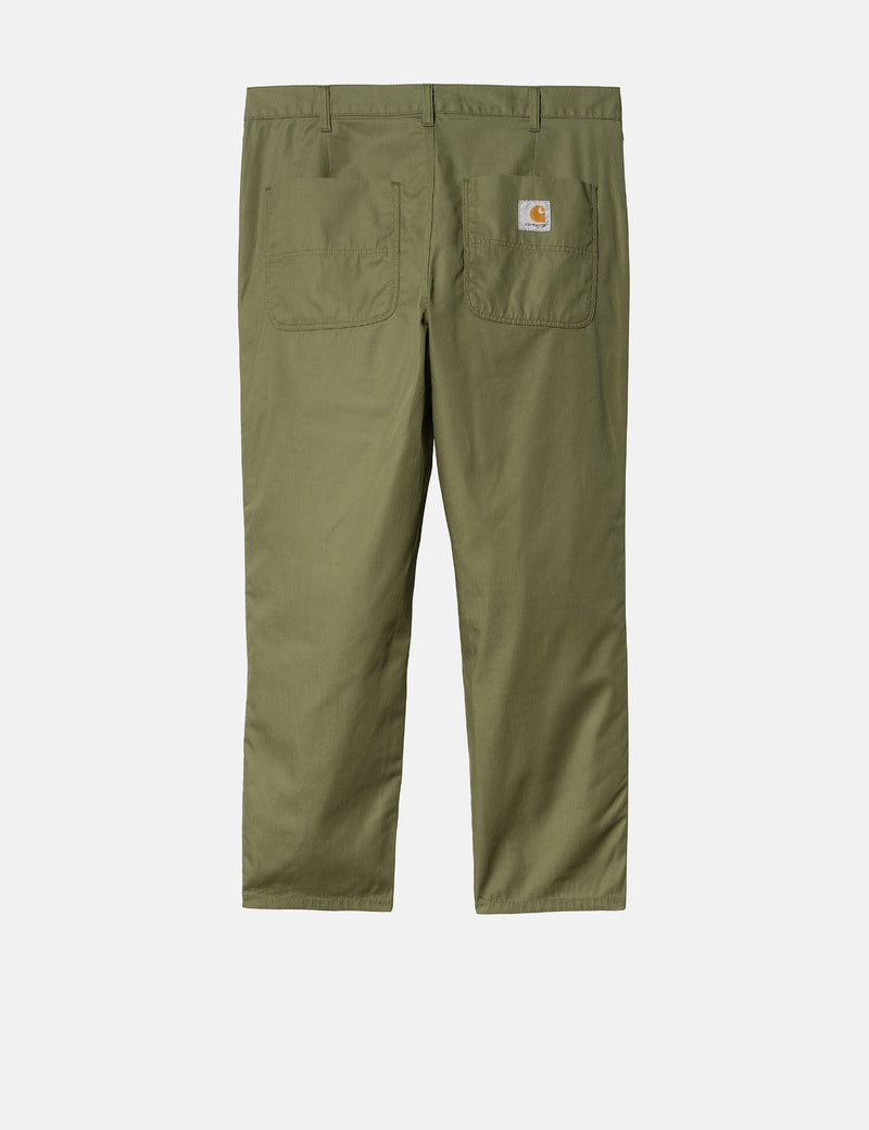 Carhartt-WIP Abbott Pant - Dundee Green Rinsed