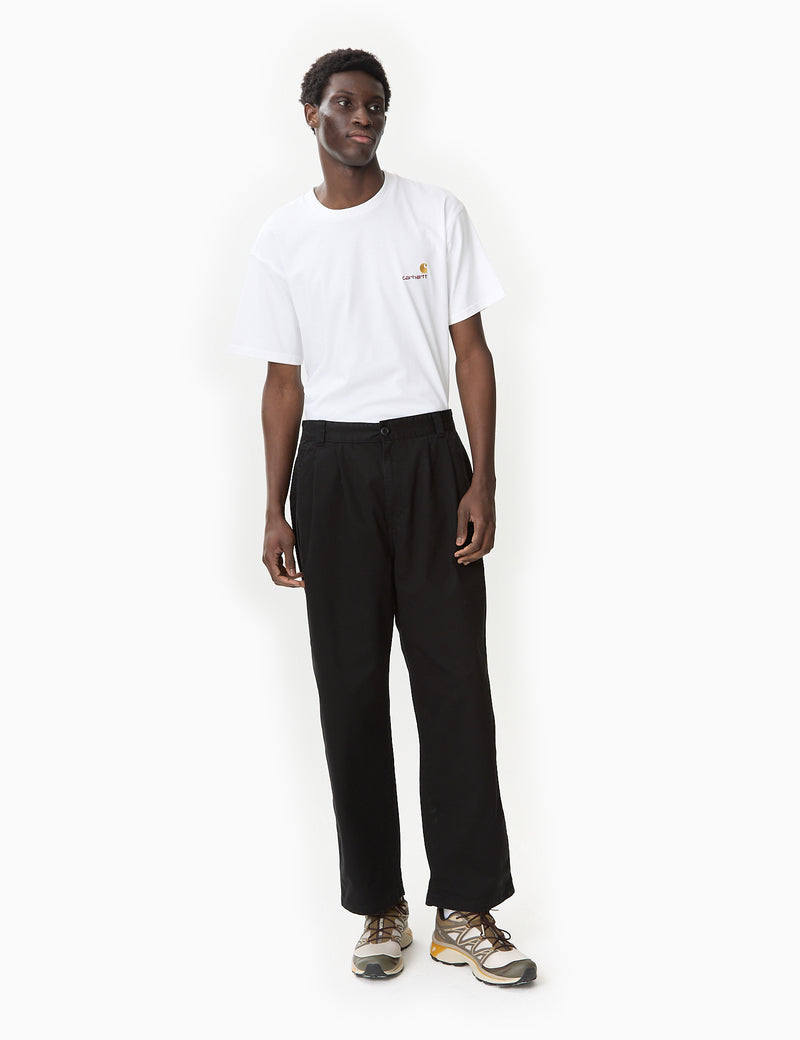 Carhartt-WIP Marv Pant - Black Stone Washed