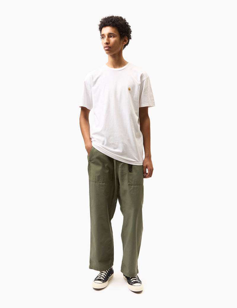 Carhartt-WIP Hayworth Pant - Dollar Green Rinsed