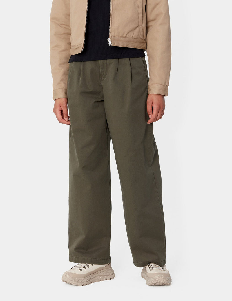 Carhartt WIP Women's Leola Pant - Mirage Grey/Brown