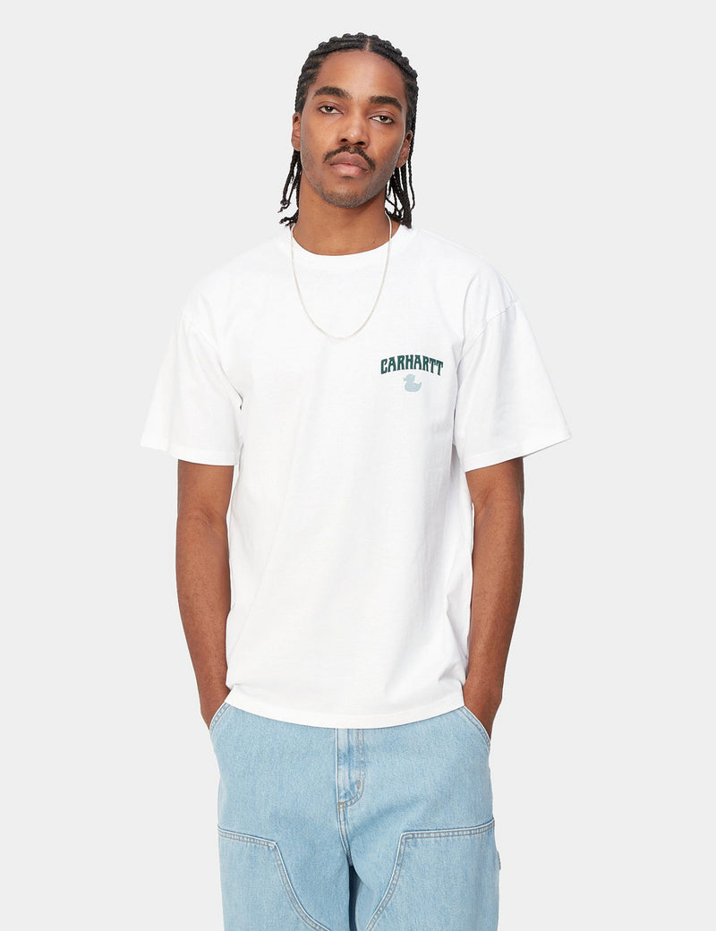 Carhartt-WIP Duckin' T-Shirt (Loose) - White Garment Dyed
