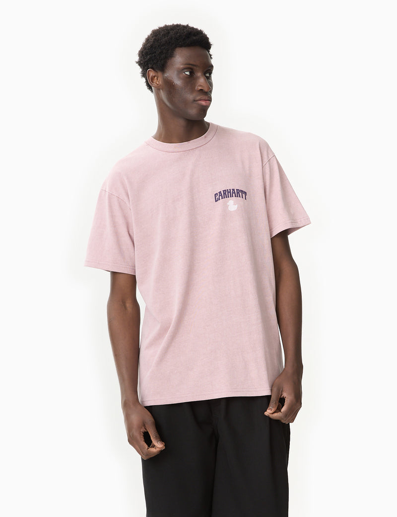 Carhartt-WIP Duckin' T-Shirt (Loose) - Glassy Pink