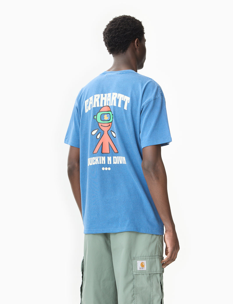 Carhartt-WIP Duckin' T-Shirt (Loose) - Acapulco Blue