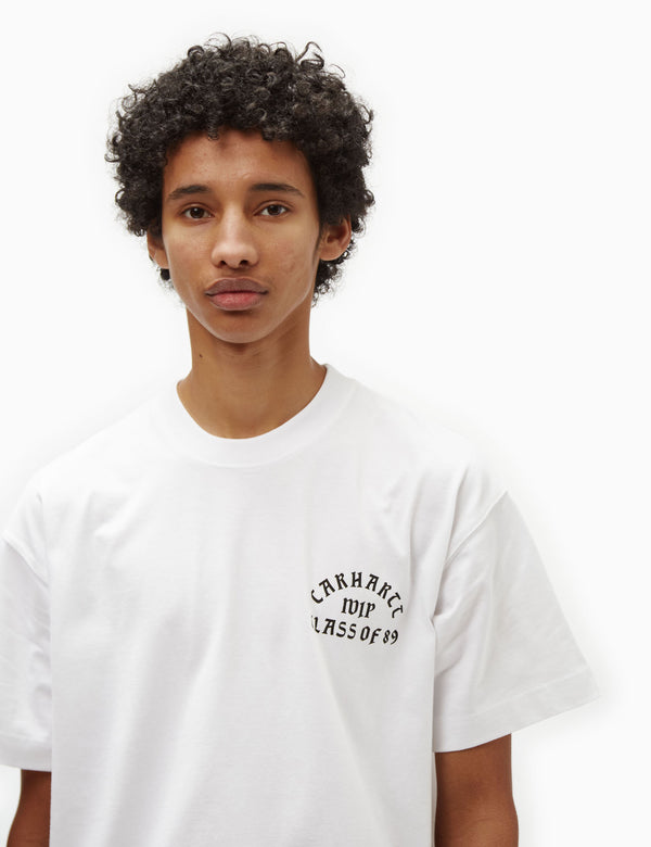 Carhartt-WIP Class of 89 T-Shirt (Loose) - White/Black