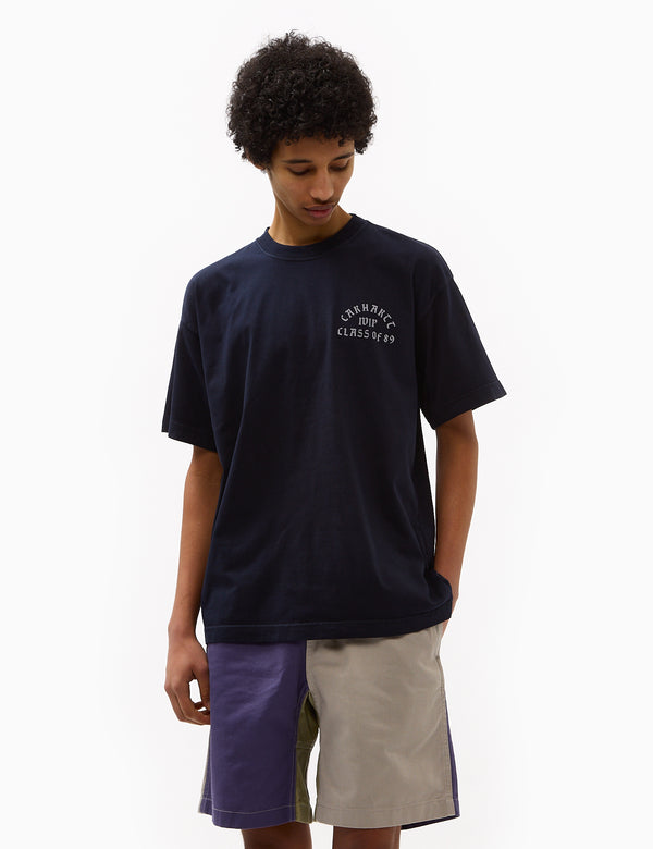 Carhartt-WIP Class of 89 T-Shirt (Loose) - Dark Navy/White