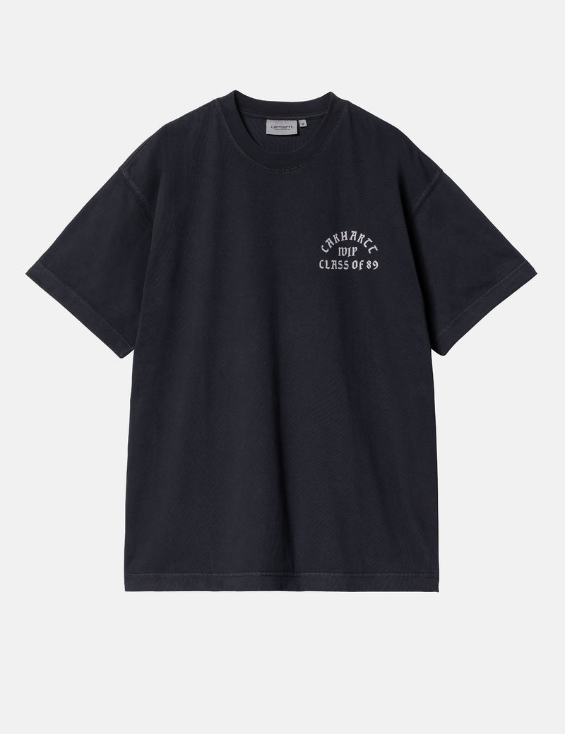 Carhartt-WIP Class of 89 T-Shirt (Loose) - Dark Navy/White