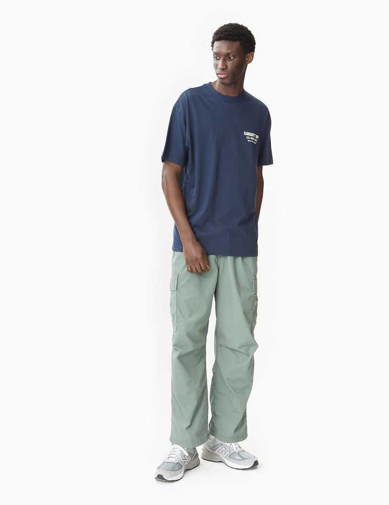 Carhartt-WIP Less Troubles T-Shirt (Loose) - Blue/Wax