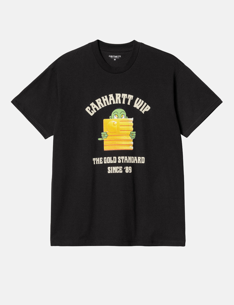 Carhartt-WIP Gold Standard T-Shirt (Loose) - Black