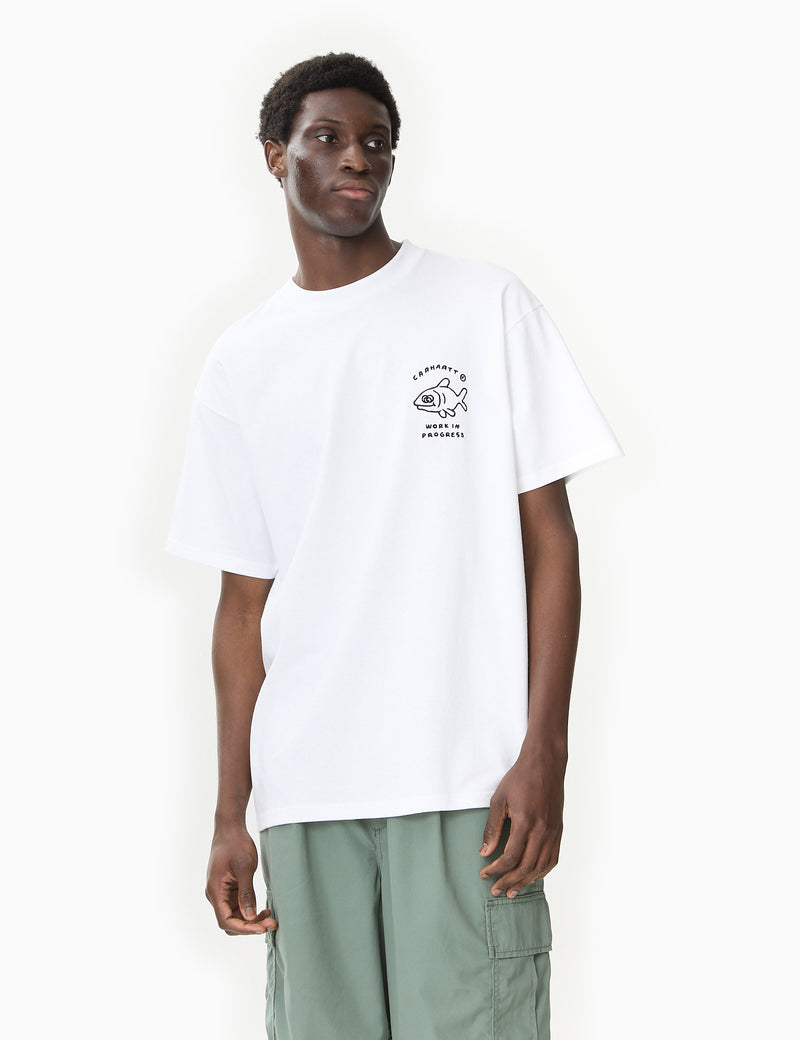 Carhartt-WIP Icons T-Shirt (Loose) - White/Black