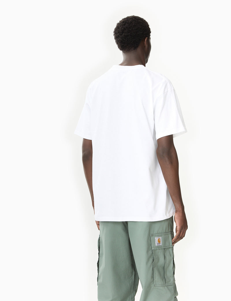 Carhartt-WIP Icons T-Shirt (Loose) - White/Black