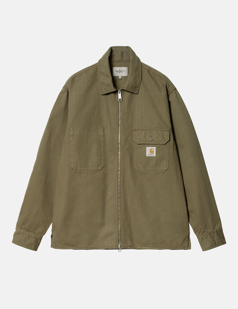 Carhartt-WIP Rainer Over Shirt - Dundee Green Garment Dyed