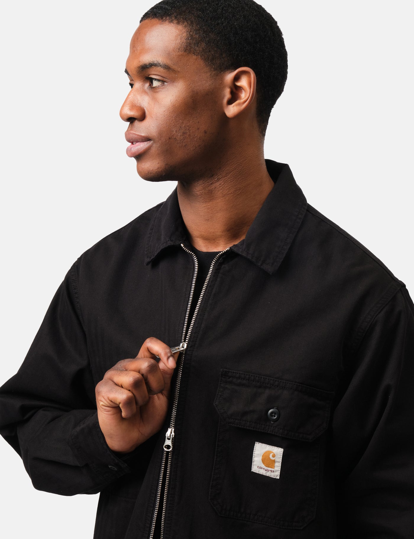 CARHARTT WIP RENO SHIRT JACKET ブラック Carhartt WIP - Reno Shirt Jacket in Black – gravitypope