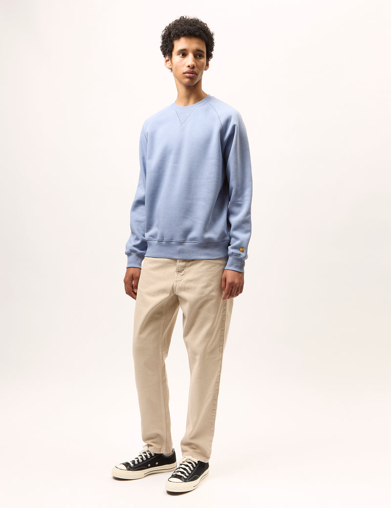 Carhart WIP Chase Sweatshirt - Charm Blue