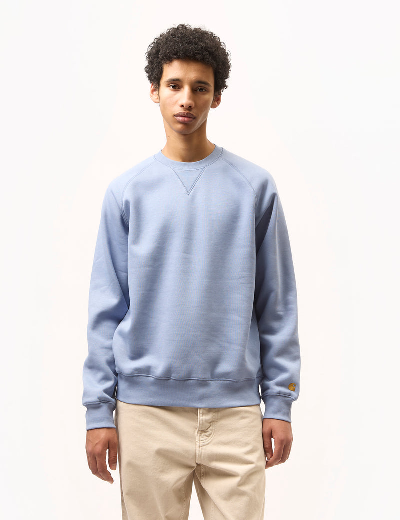 Carhart WIP Chase Sweatshirt - Charm Blue