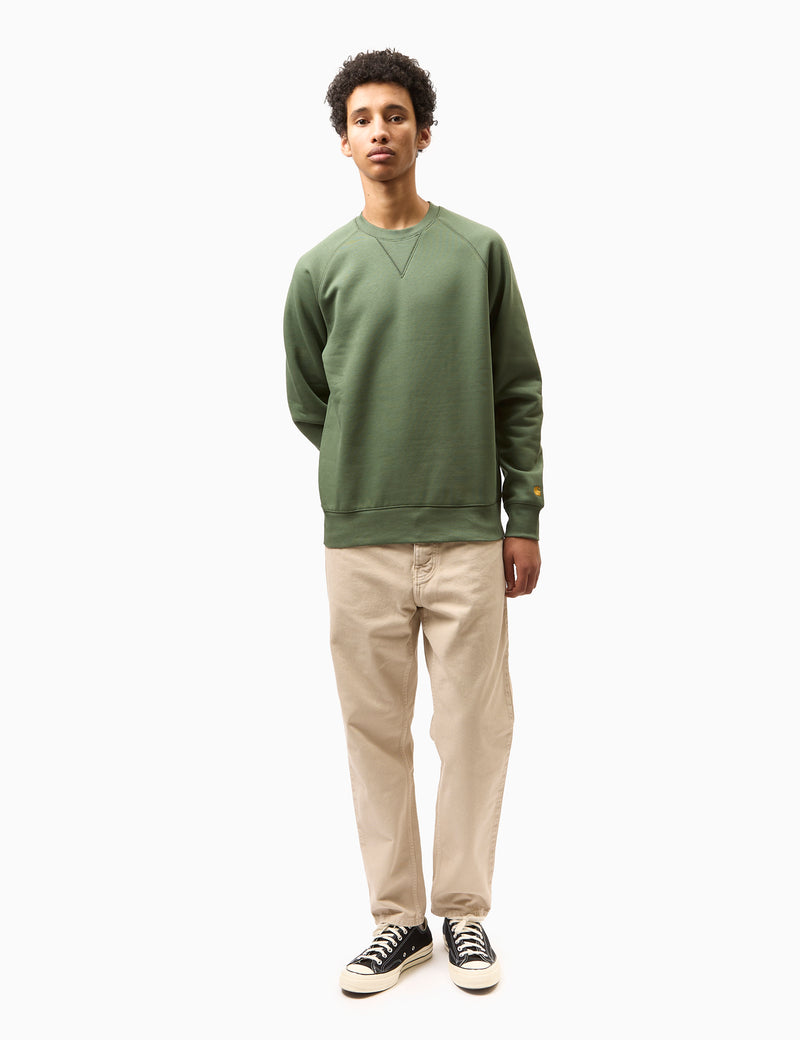 Carhartt WIP Chase Sweatshirt - Duck Green