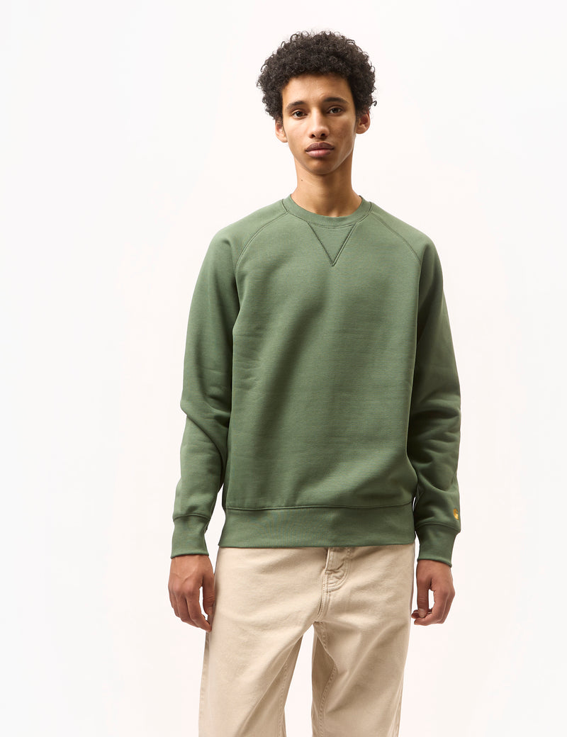 Carhartt WIP Chase Sweatshirt - Duck Green