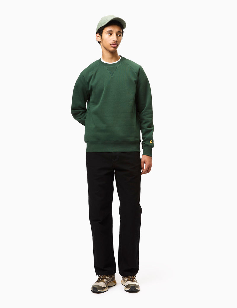 Carhartt WIP Chase Sweatshirt (Regular) - Sycamore Tree Green