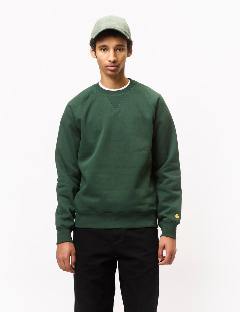 Carhartt WIP Chase Sweatshirt (Regular) - Sycamore Tree Green