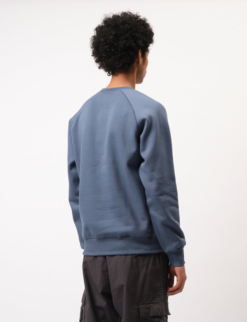 Carhartt WIP Chase Sweatshirt (Regular) - Positano Blue