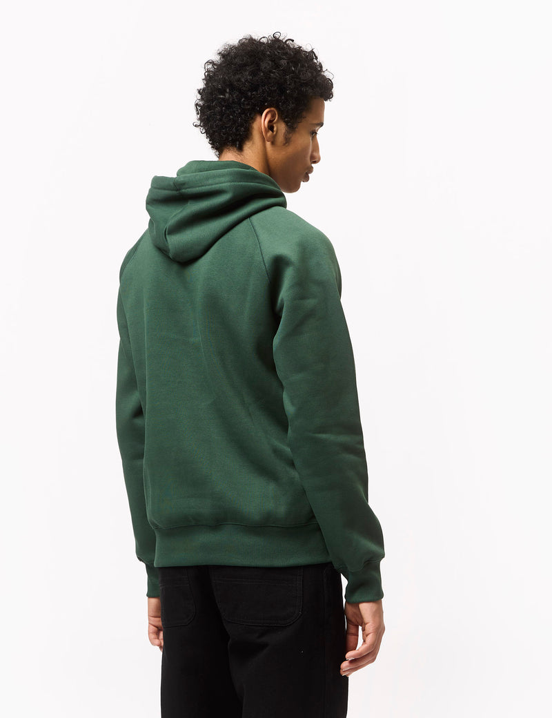 Carhartt WIP Chase Hooded Sweatshirt (Regular) - Sycamore Tree Green