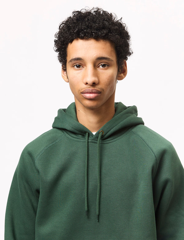 Carhartt WIP Chase Hooded Sweatshirt (Regular) - Sycamore Tree Green