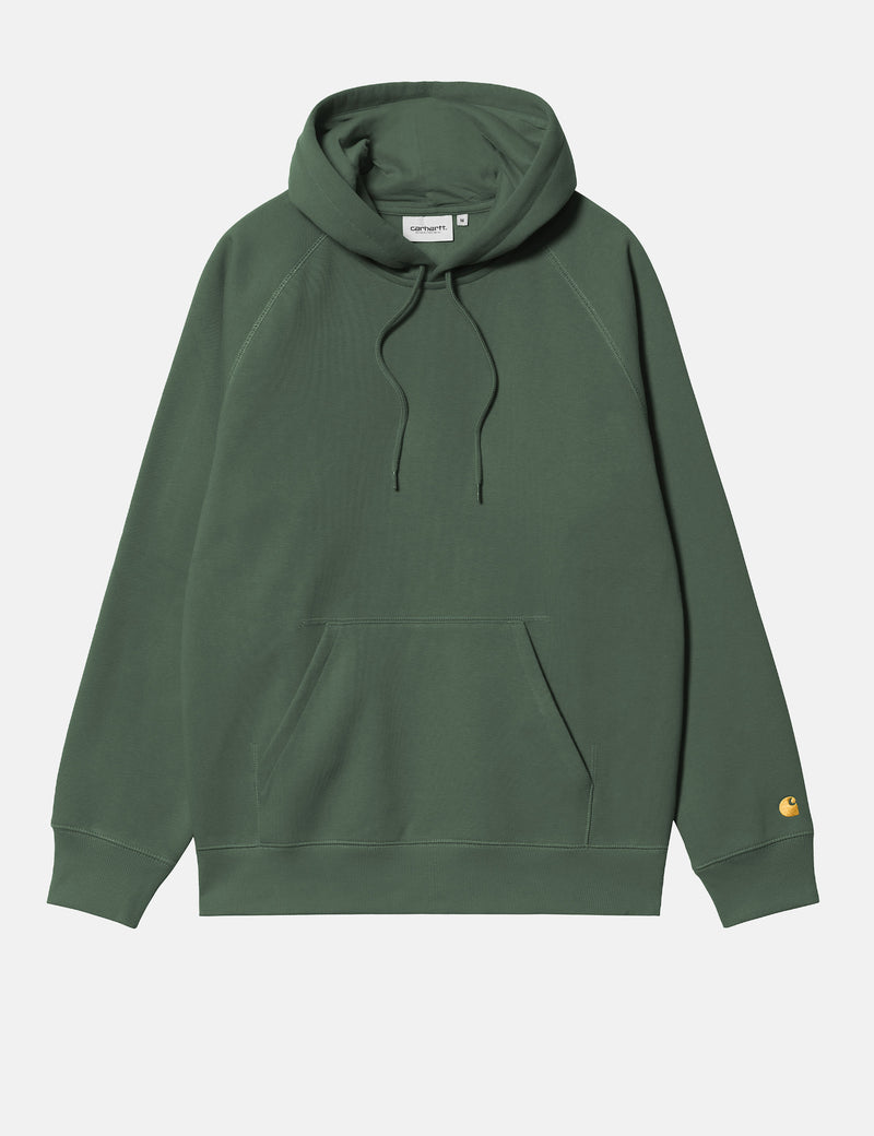 Carhartt WIP Chase Hooded Sweatshirt (Regular) - Sycamore Tree Green